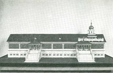 Макет-реконструкция Царских Чертогов Лавры в XVII веке