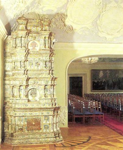 Царские Чертоги. Изразцовая печь. XVIII век