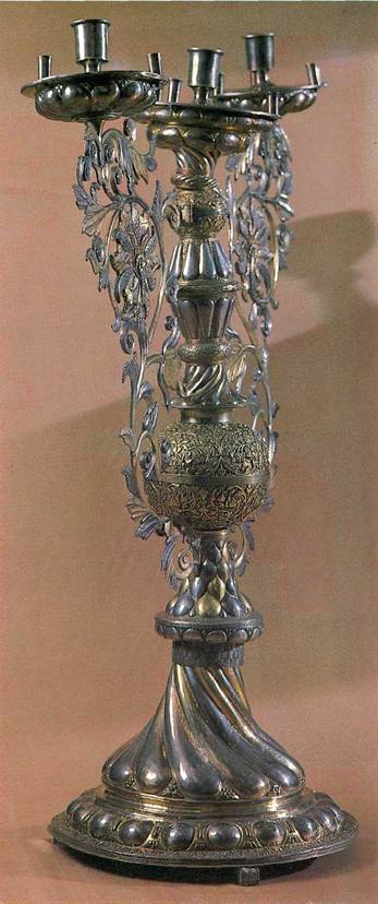 Подсвечник. 1601 год. Вклад Бориса Годунова