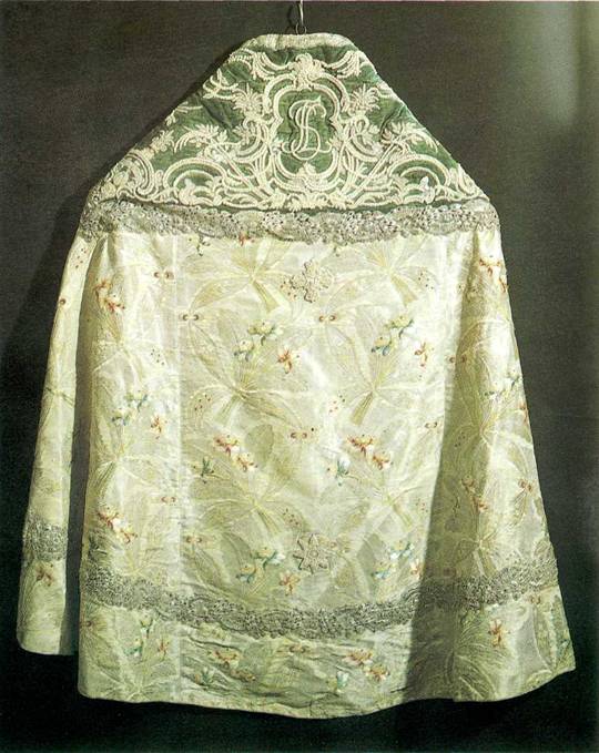 Фелонь. XVIII век. Вклад Екатерины II