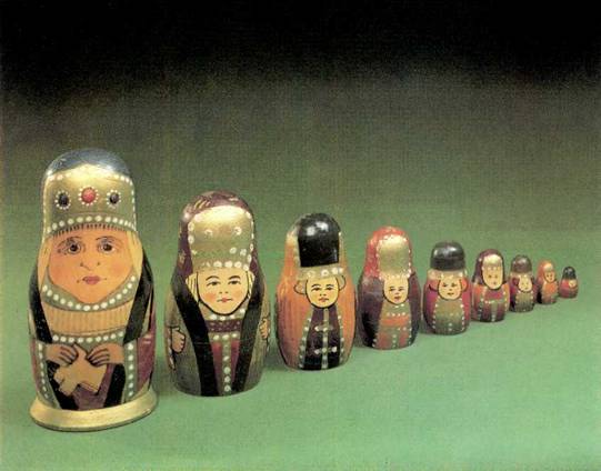 В. И. Соколов. Боярыня. Матрешка. 1910-е годы