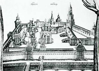 Проект перестройки Троицкого монастыря. Чертеж 1745 г.