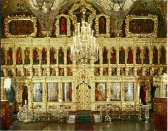 Иконостас в церкви Сергия. XVII в.