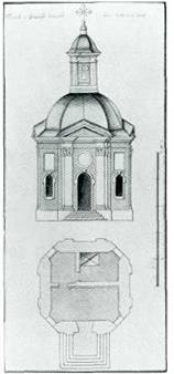 Красногорская часовня. 1770. Чертеж XVIII в.